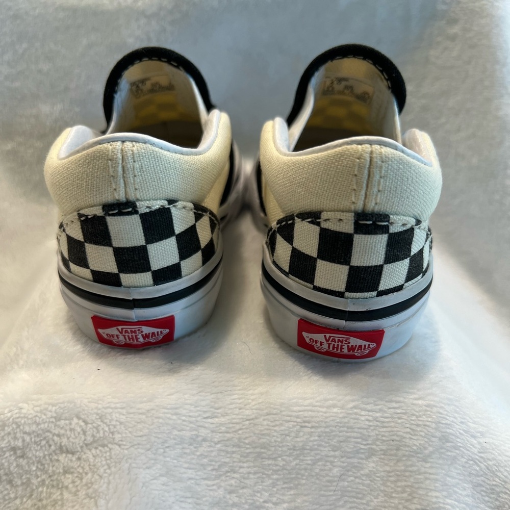Vans Baby Black and White Checkered Sneakers